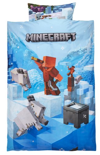 Duvet cover set MINECRAFT 2023 Single grey