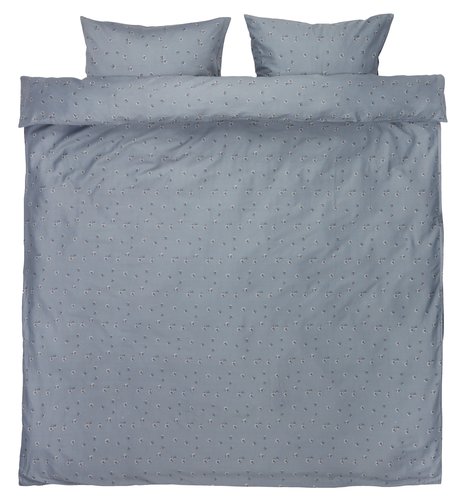 Duvet cover set GERD Sateen Double dusty blue