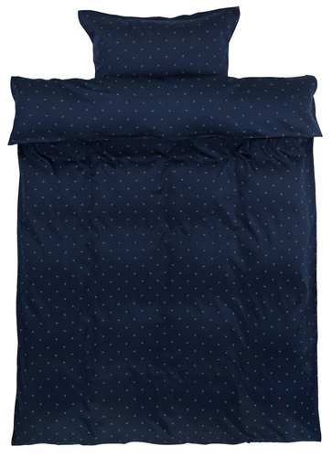 Duvet cover set STELLA sateen Single blue