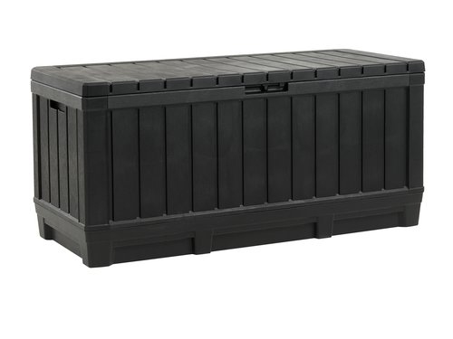 Cushion storage box FEJENSENG W128xH59xD54 black