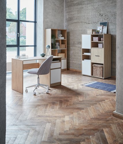 Desk BILLUND 53x120 white/oak