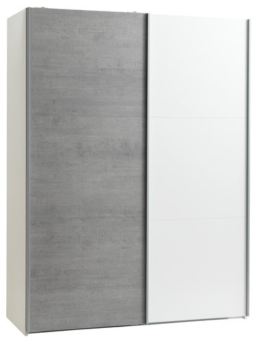 Wardrobe TARP 151x201 concrete/white