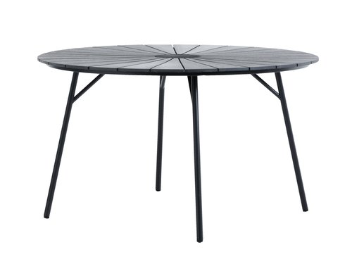Garden table RANGSTRUP D130 black/black