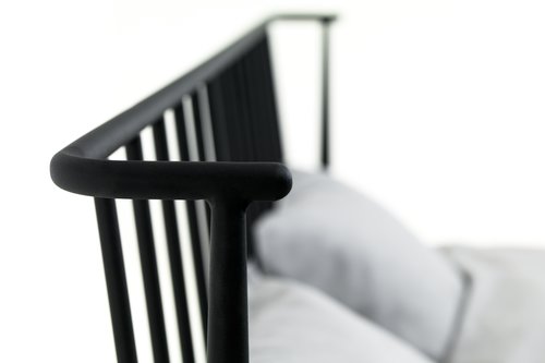 Bed frame ABILDRO Super King black