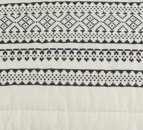 Bed throw KORNVALMUE 220x240 beige/black