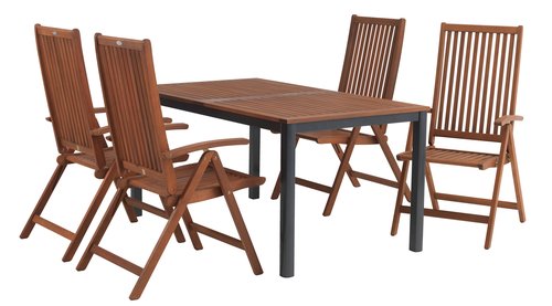 Garden table YTTRUP W90xL150 hardwood