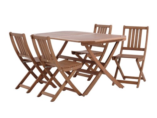 FEDDET L150 table + 4 EGELUND chair hardwood