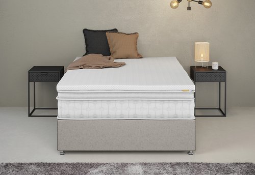 Divan base GOLD D10 2 Drawer Double Grey-49