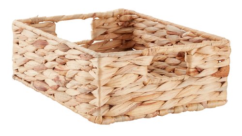 Basket BJORN W20xL25xH9cm natural