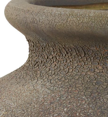 Vase TOMMY D26xH44cm grey/brown