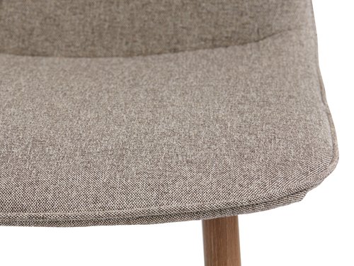 Dining chair BISTRUP sand/oak