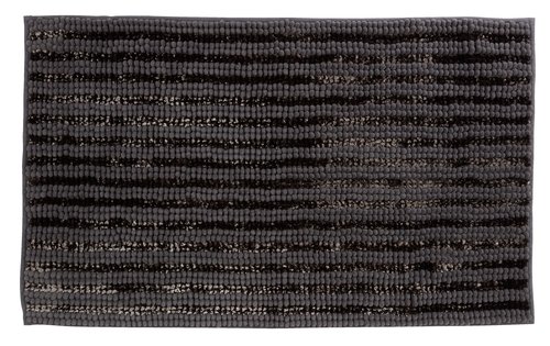 Bath mat FAGERSTA 50x80 grey/black