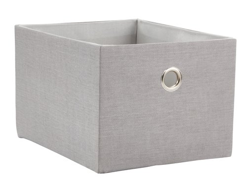 Basket GERVALD W20xL25xH16cm grey