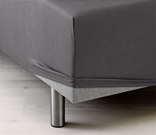 Fitted sheet FRIDA Super King grey