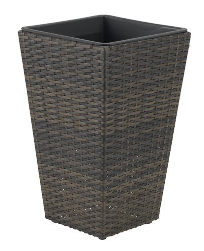 Planter basket BLOMMOR W31xL31xH50 brown