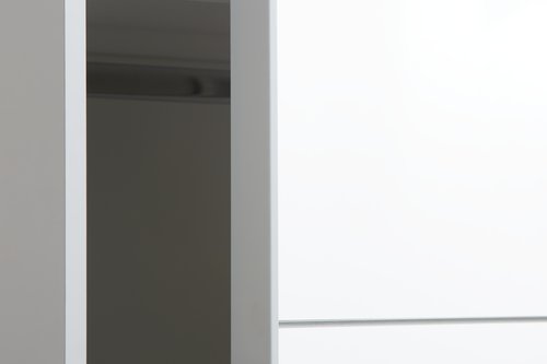 Wardrobe TARP 151x201 white high gloss