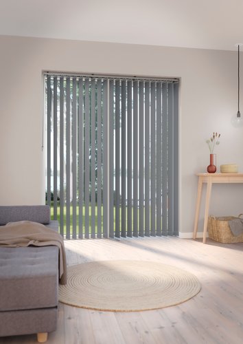 Blackout vertical blind FERAGEN 250x250cm grey