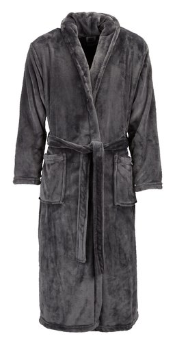 Bathrobe LERUM L/XL asphalt grey