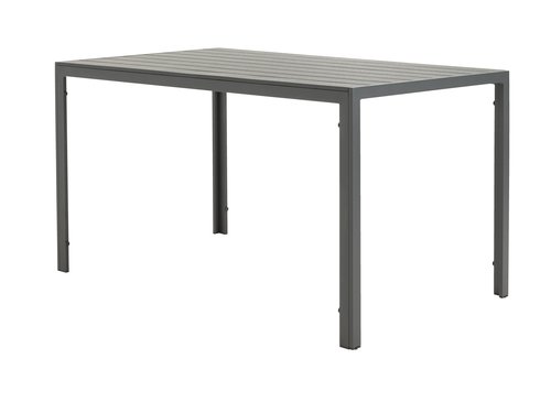 Garden table JERSORE W80xL140 black