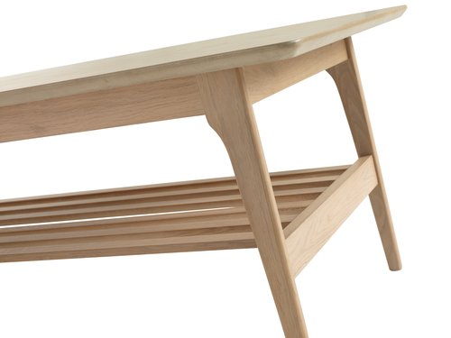 Coffee table KALBY 60x120 light oak
