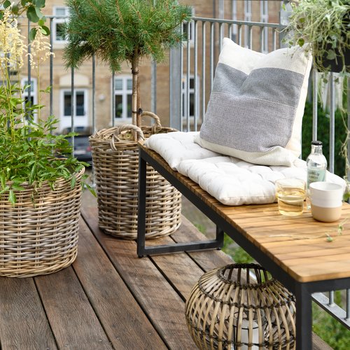 Garden bench UGILT W130xD35 hardwood