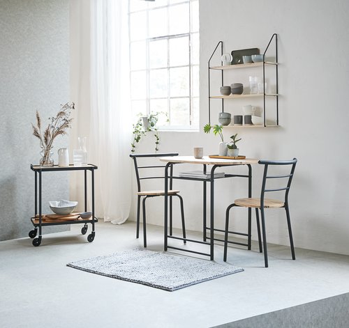 GADSTRUP L92 + 2 GADSTRUP black/oak colour