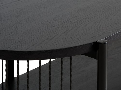 TV bench EGELEV black