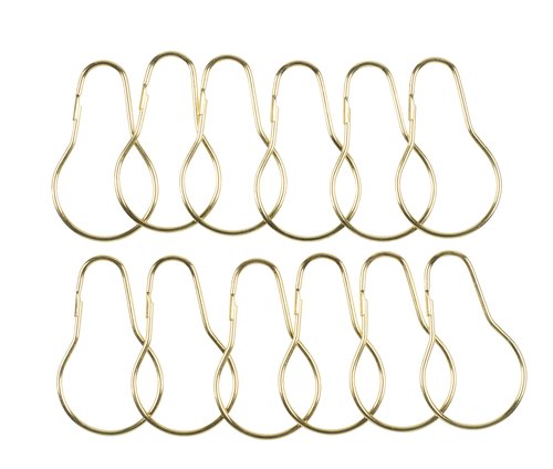 Shower curtain rings VARA pack of 12