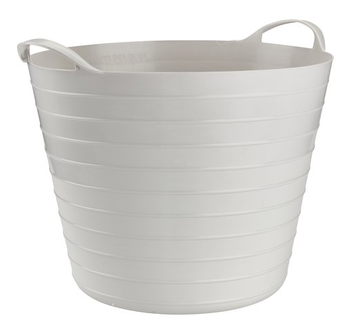 Storage tub BENDIK D38xH34cm 25L light grey