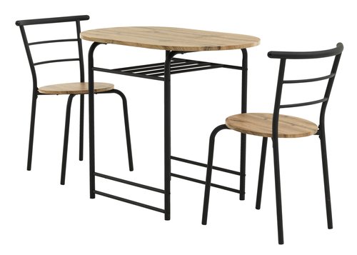 GADSTRUP L92 + 2 GADSTRUP black/oak colour