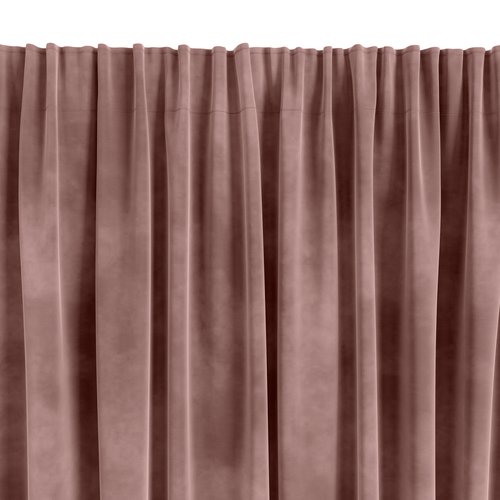 Curtain AUSTRA 1x140x300 velvet rose
