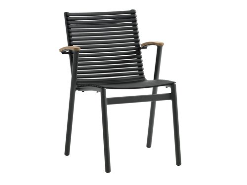 Stacking chair SADBJERG black