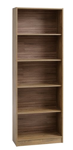Bookcase HORSENS 5 shelves wild oak