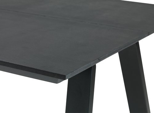 Garden table FAUSING W100xL220 black