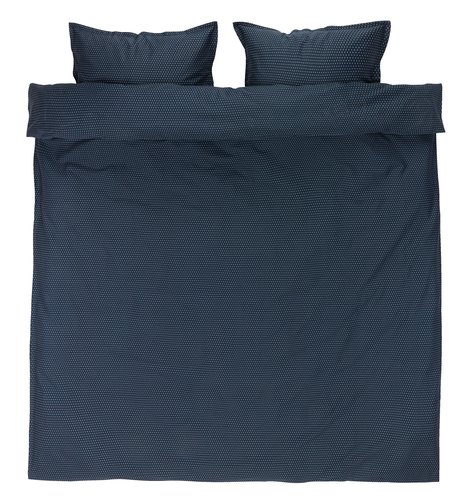 Duvet cover set NIRA sateen Double D.blue