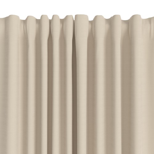 Curtain ROXEN 1x140x245 beige