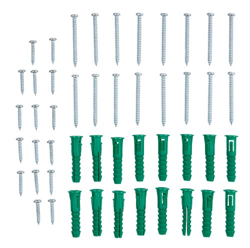 Screw and plug set 32 screws/pk