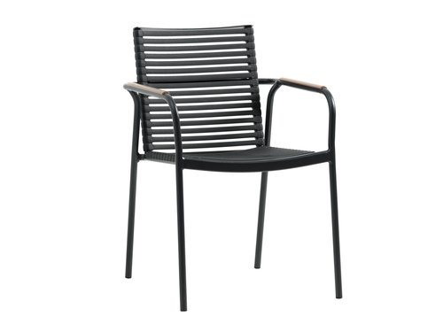 Stacking chair NABE black