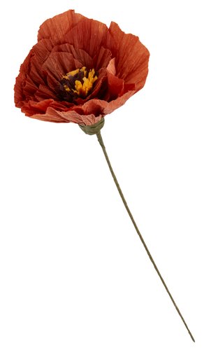 Artificial flower PER H40cm orange