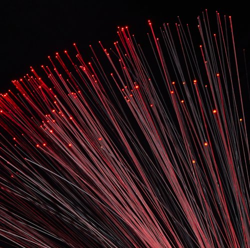 Fibre optic lamp VIKTOR D8xH34cm w/LED