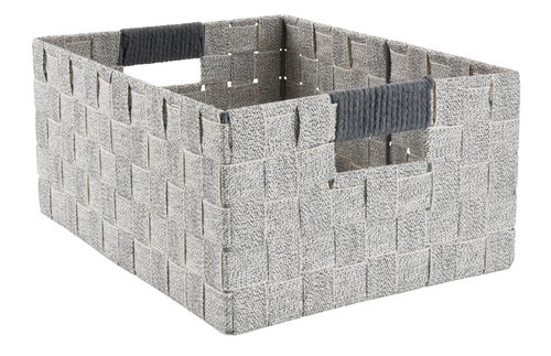 Basket HALVDAN W25xL33xH15cm grey
