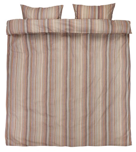 Duvet cover set ABBIE Double purple