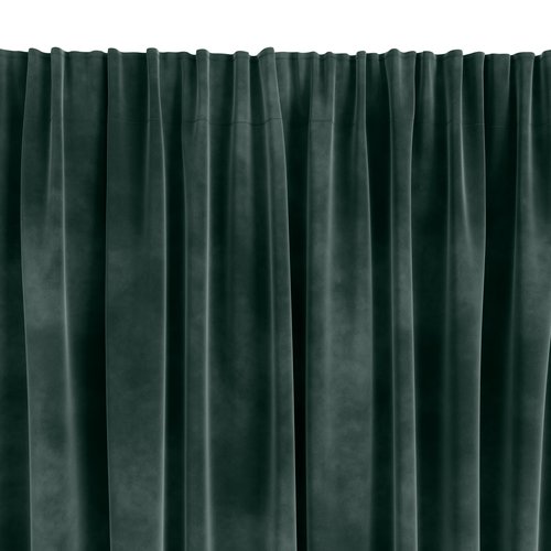Curtain AUSTRA 1x140x300 velvet green