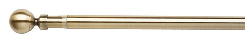Curtain pole PRESTINE BALL 170-300cm antique brass