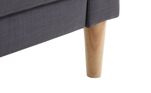 Sofa EGENSE 2-seater dark grey