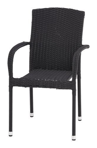 Stacking chair HALDBJERG black