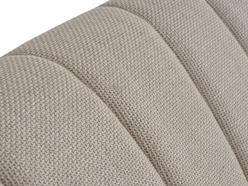 Sofa EGEDAL 2-seater beige fabric/oak colour