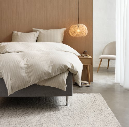 Duvet cover set KARMEN Single sand