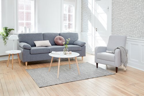 Sofa GEDVED 3-seater grey
