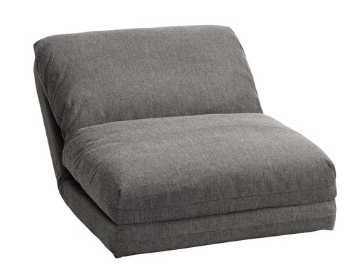 Folding chair bed VEGGER grey